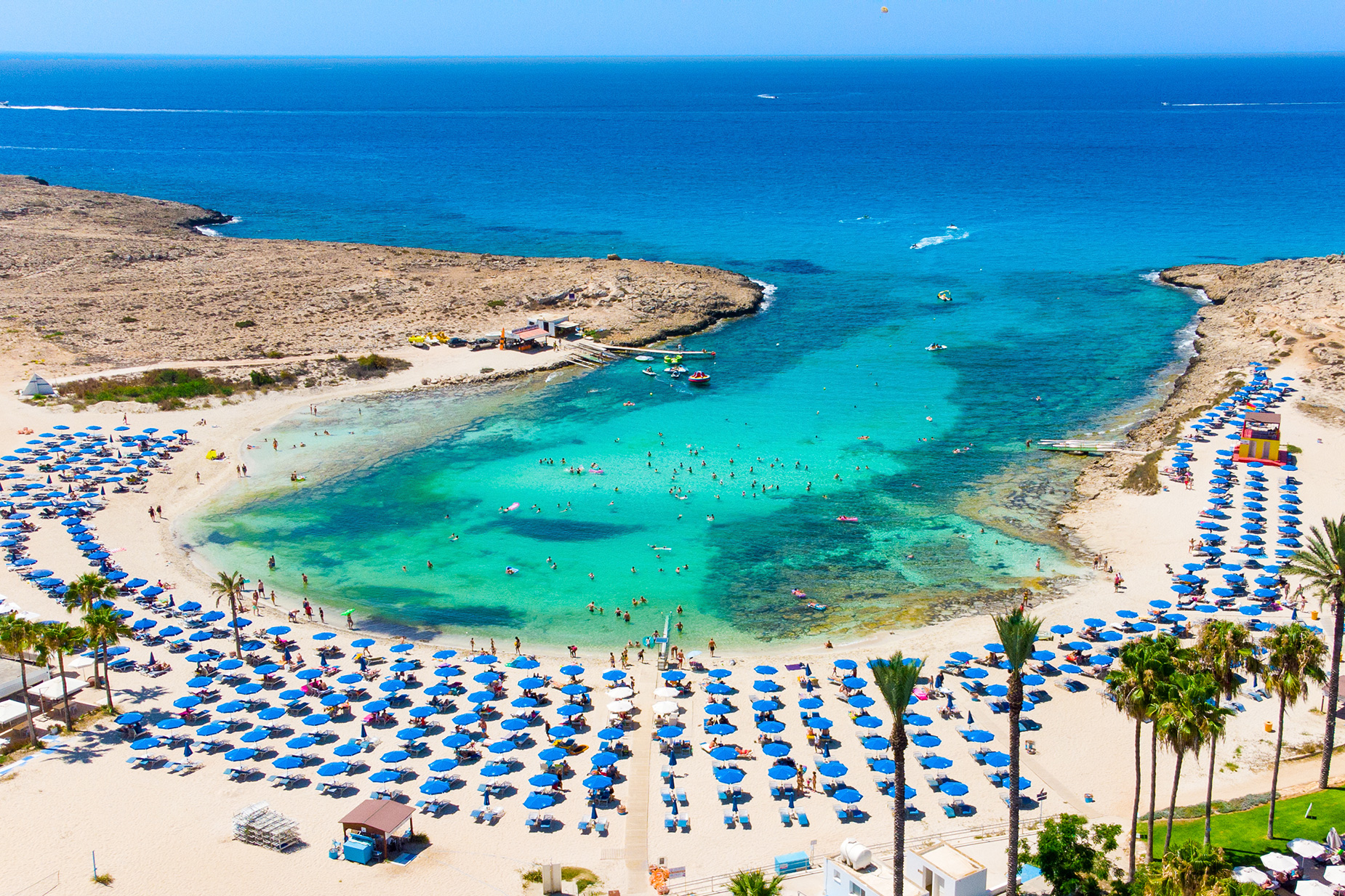 Vathia Gonia beach in Ayia Napa, Cyprus