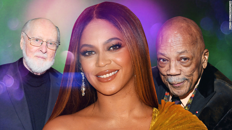 John Williams, Beyoncé and Quincy Jones