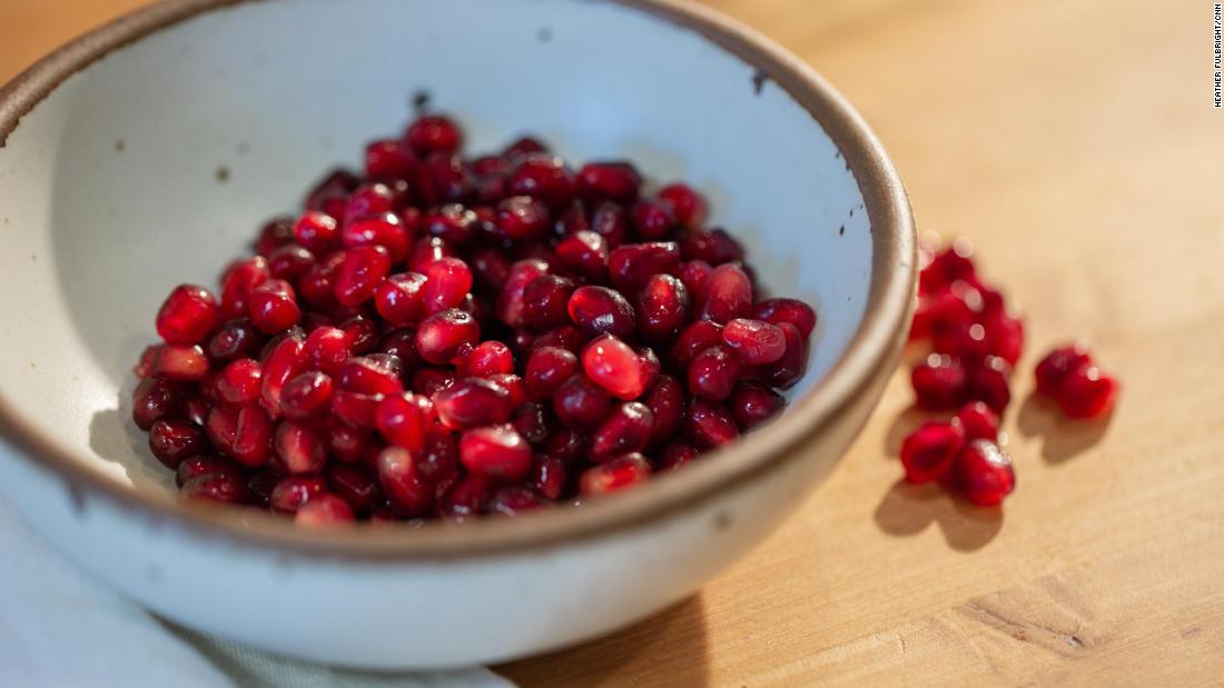 Bowl of pomegranate seeds