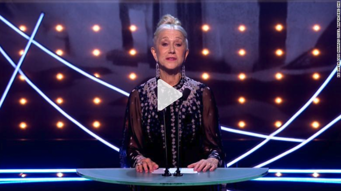 Watch Helen Mirren pay tribute to late Queen Elizabeth at the BAFTAs