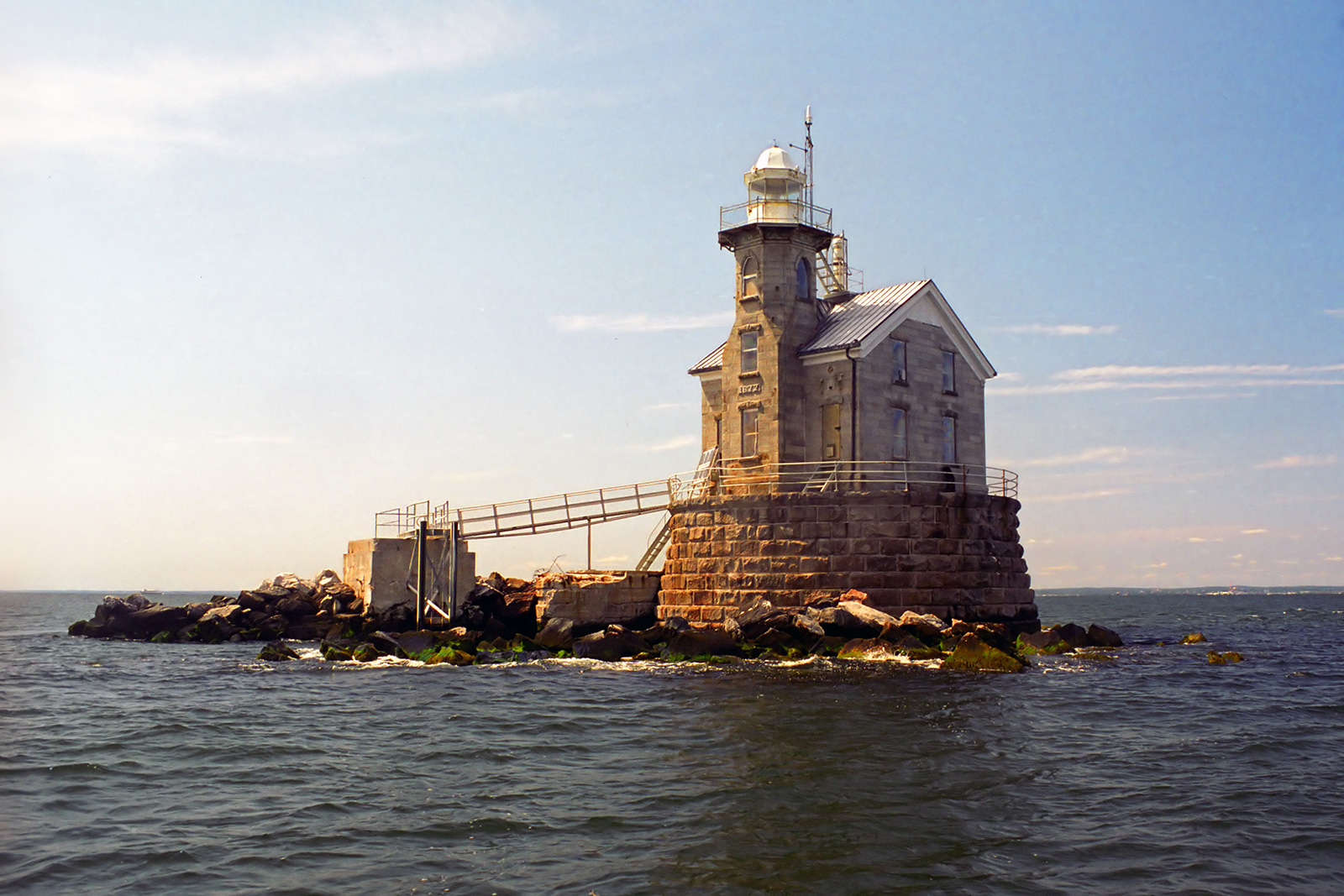 Stratford Shoal Lighthouse in Connecticut