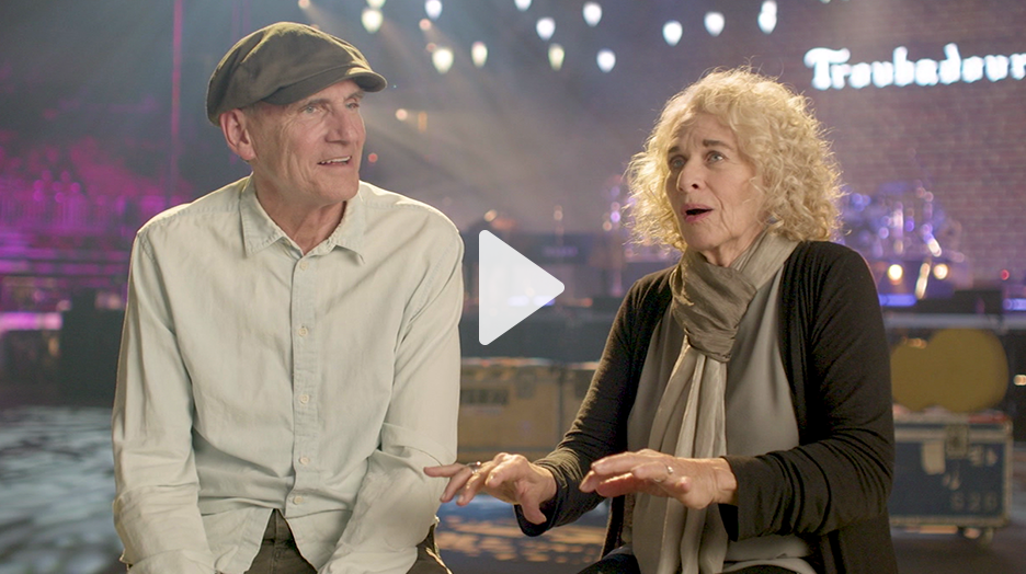 Carole King said she was terrified when she made the jump from songwriter to performer.