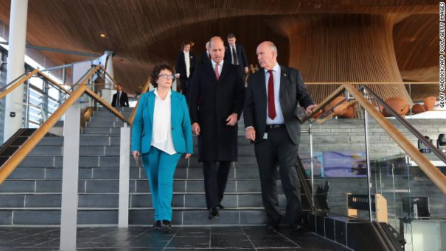 Prince William at the Senedd