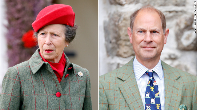 Princess Anne and Prince Edward