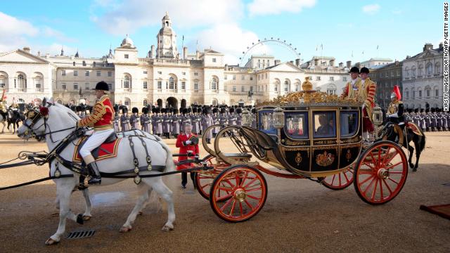 Ramaphosa rides with Charles and Camilla in the Irish State Coach 