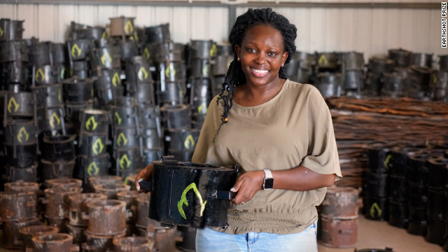 Charlot Magayi, founder of 2022 finalist Mukuru Clean Stoves.