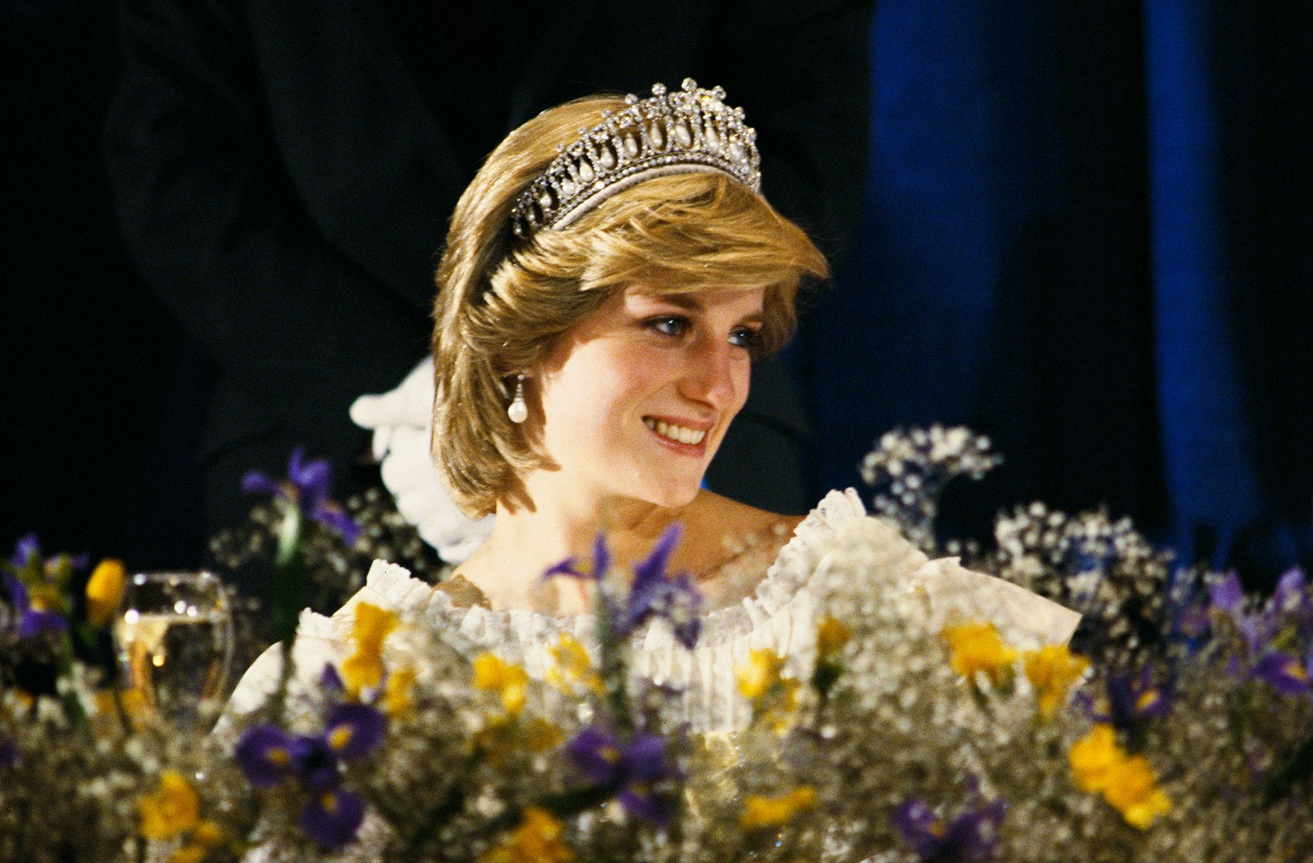 Photo of Princess Diana smiling 