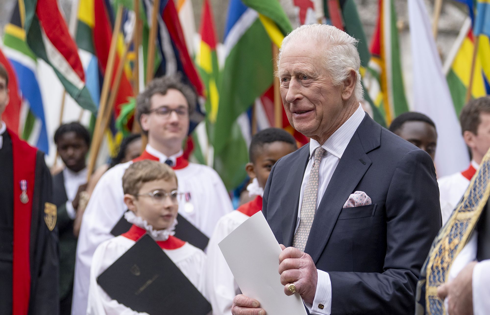 Photo of King Charles at the 2025 Commonwealth Day service