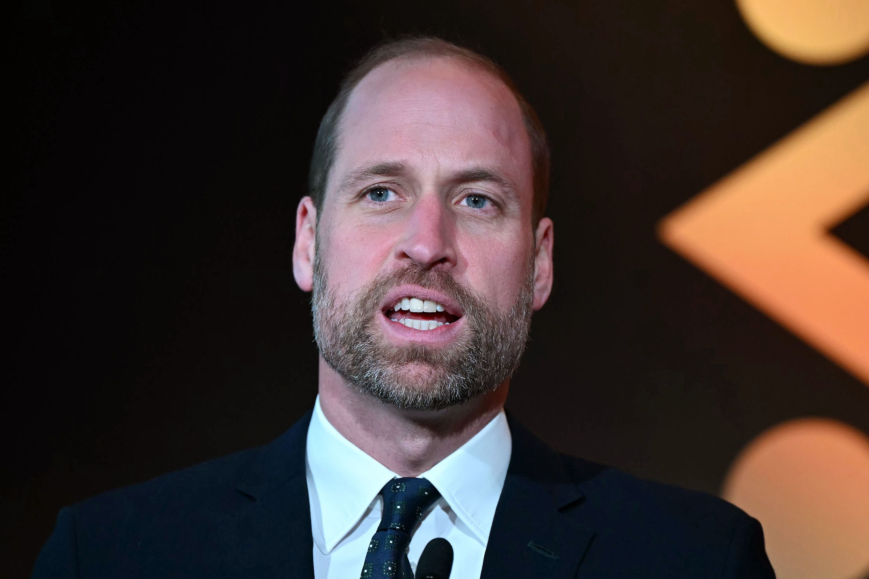 Photo of Prince William speaking at an event in London