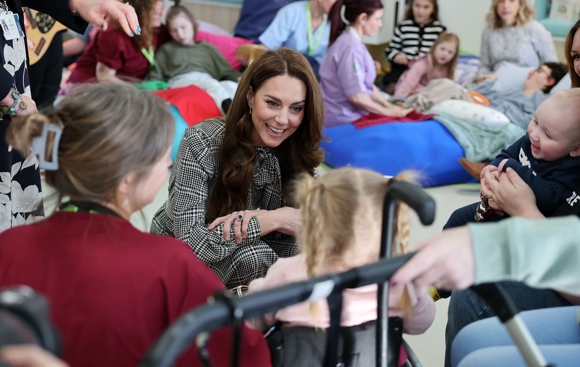 Kate visits TA Hafan, a children's hospice based in Sully near Cardiff, Wales