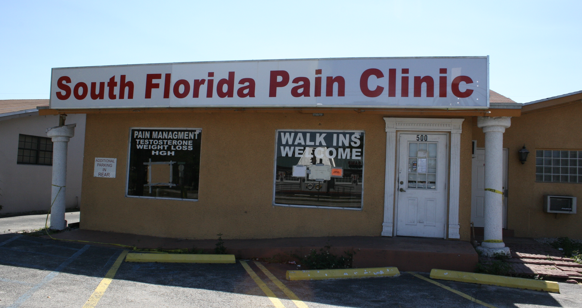 The South Florida Pain Clinic run by the George brothers. 