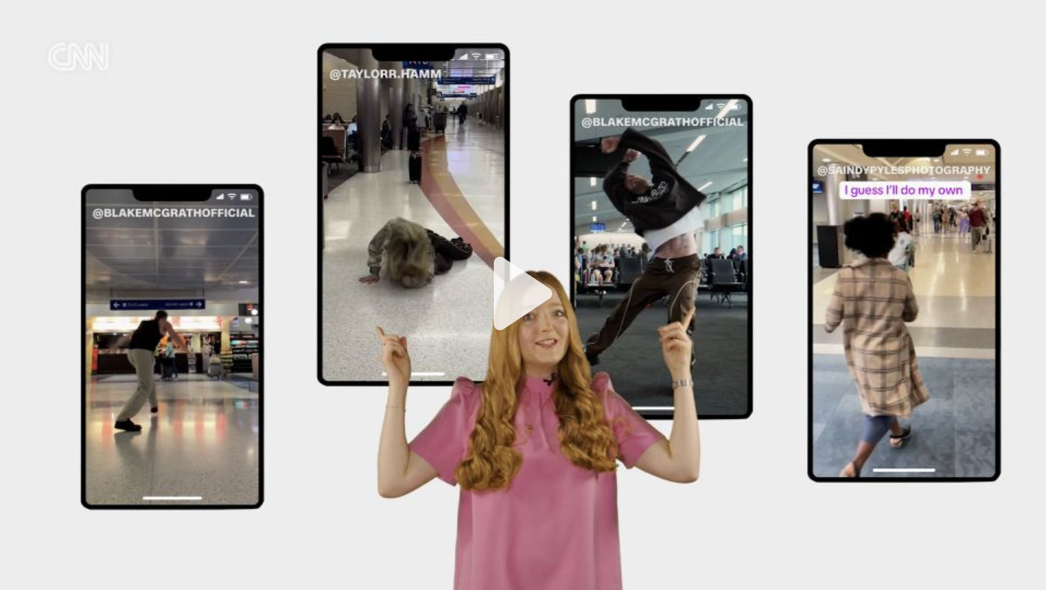 Airport dance videos