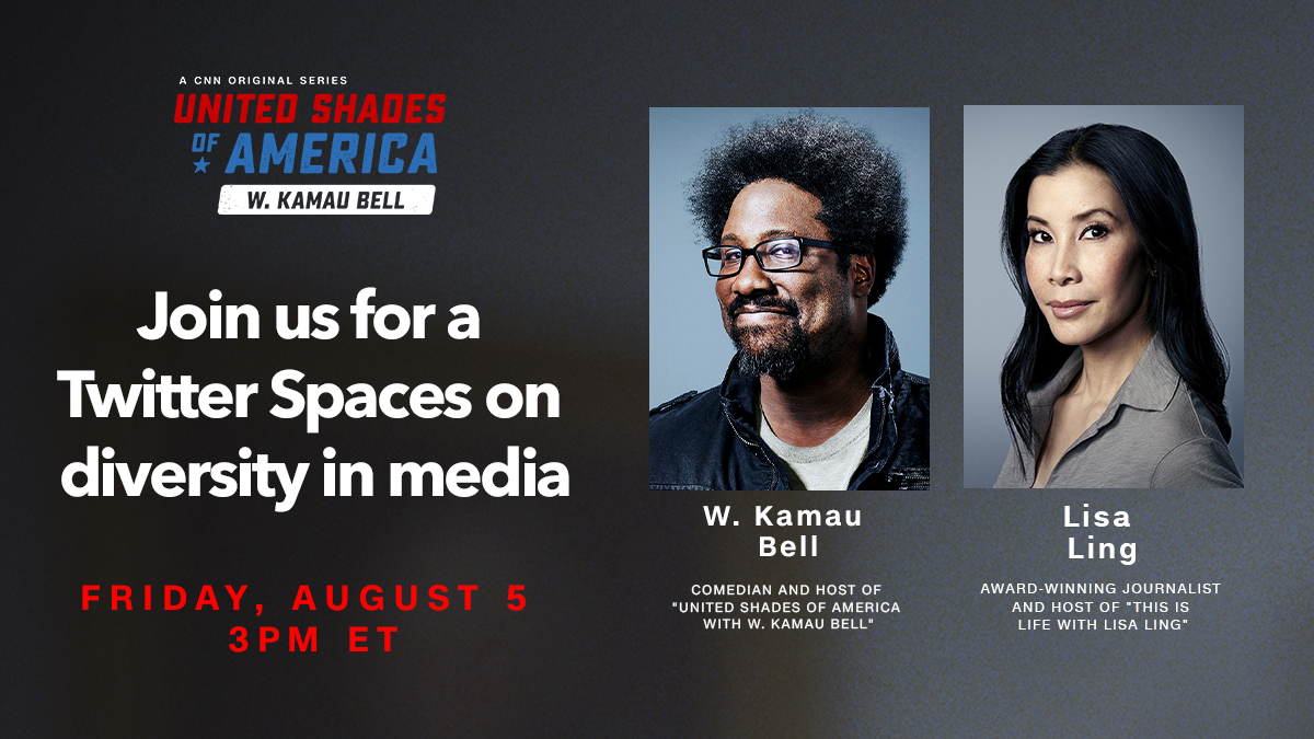 Join Twitter Spaces for a special conversation featuring W. Kamau Bell and Lisa Ling