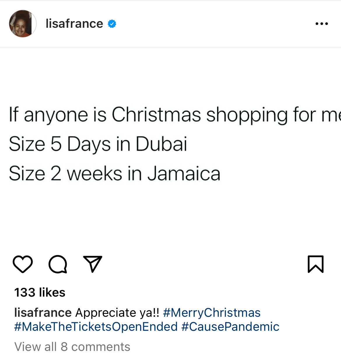 @lisafrance on Instagram