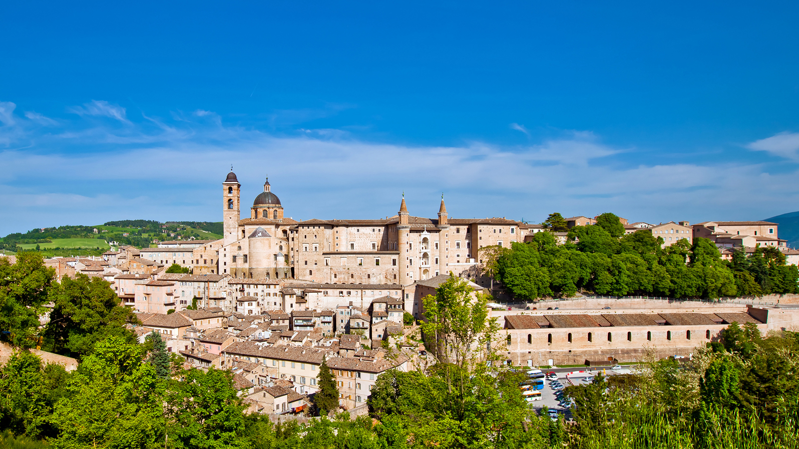 View of Urbino with the Palazzo Ducale