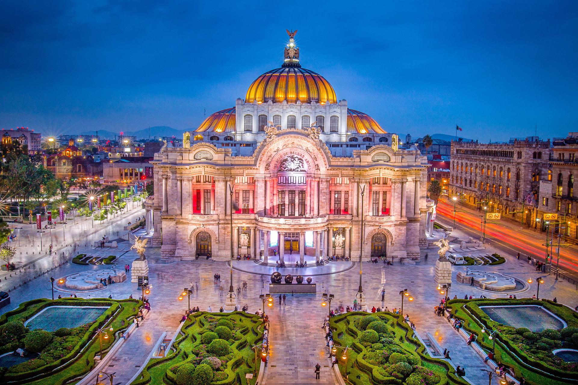 Palacio de Bellas Artes en la Ciudad de México