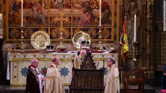 King Charles III is crowned