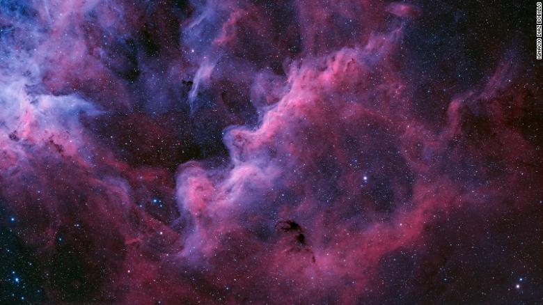 A stunning nebula was captured by an astrophotographer in the night sky over Argentina.