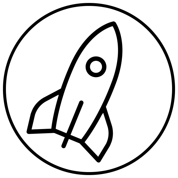 Illustration of a rocket