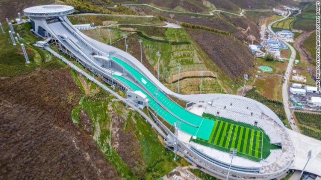 The competition venue for ski jumping at the 2022 Winter Olympics in Zhangjiakou, Hebei province