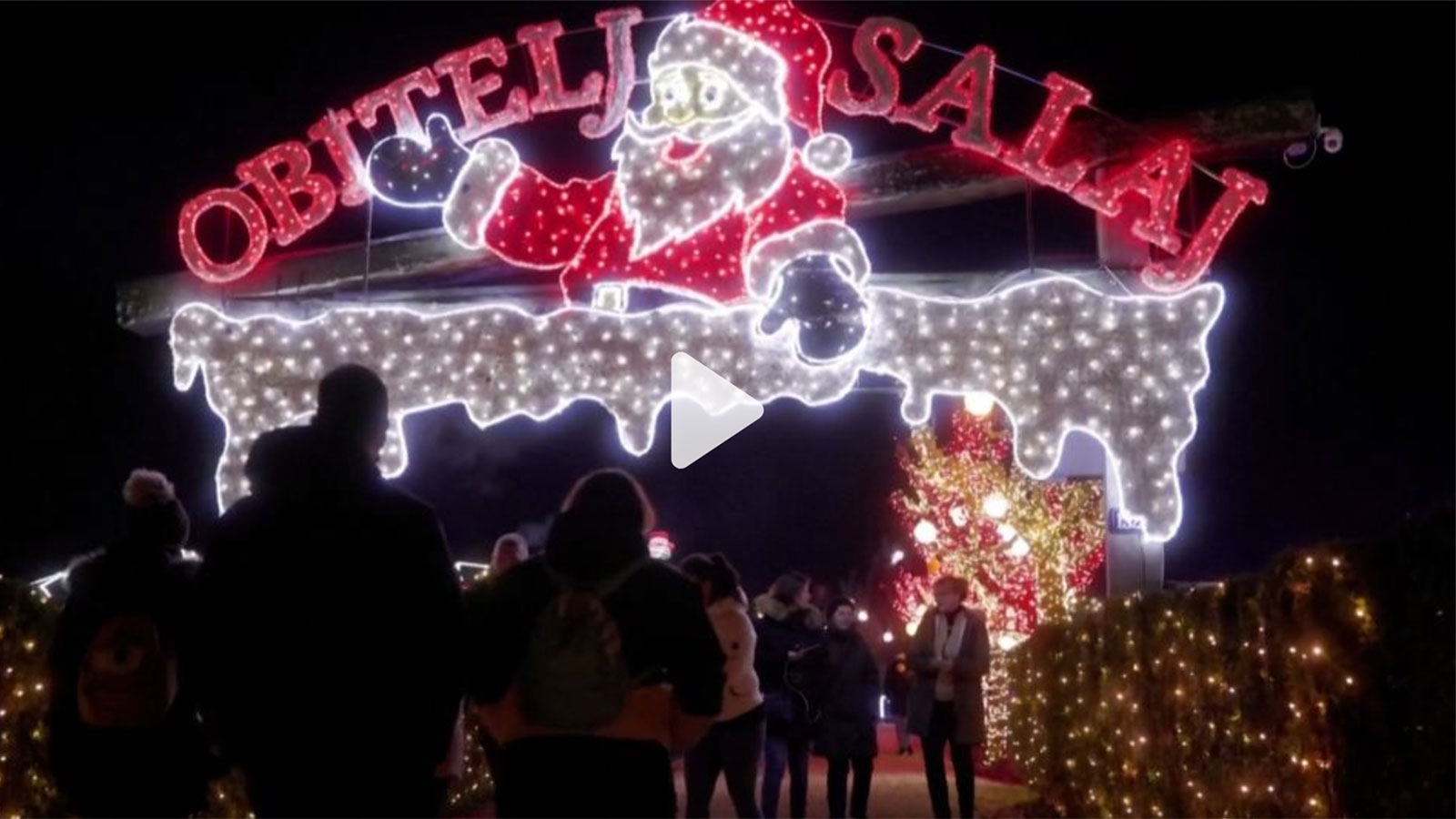 Croatia Christmas lights