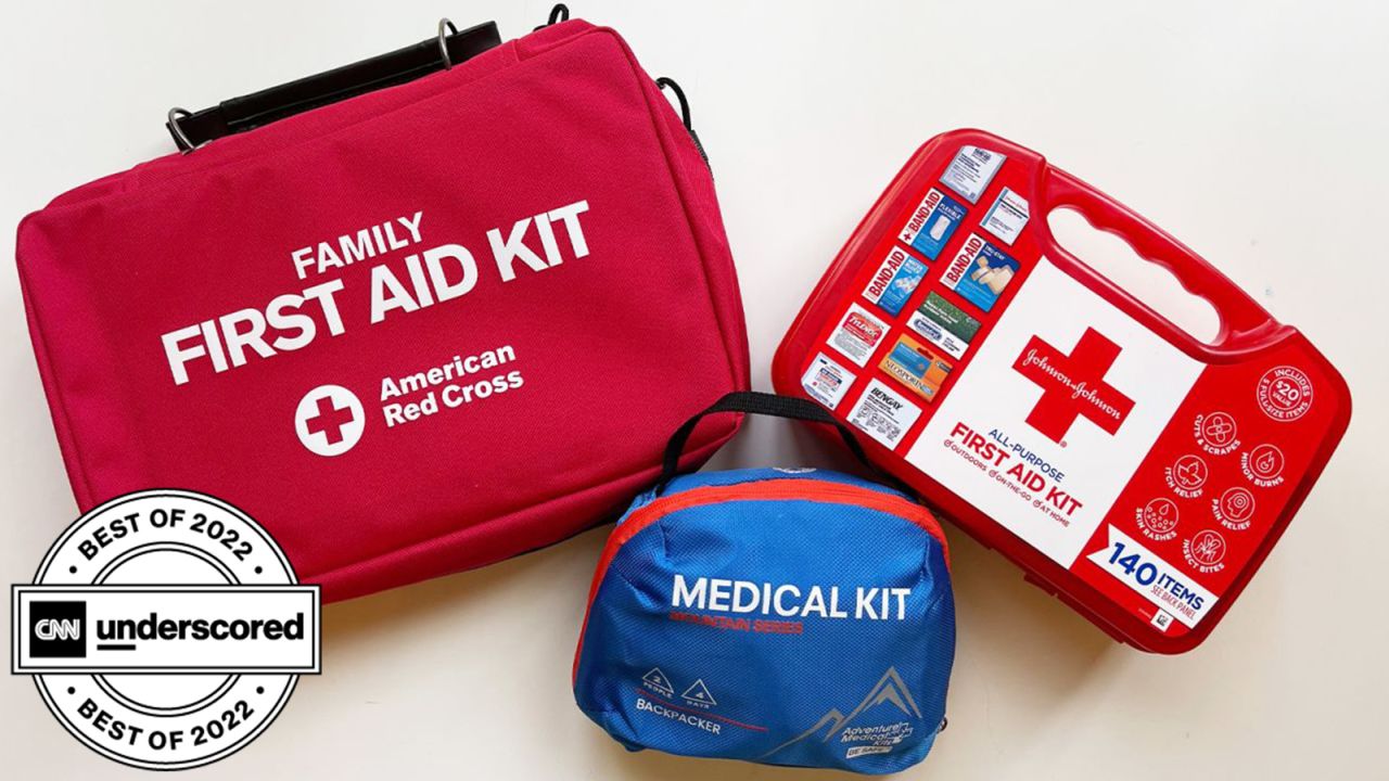 Trio of first aid kits