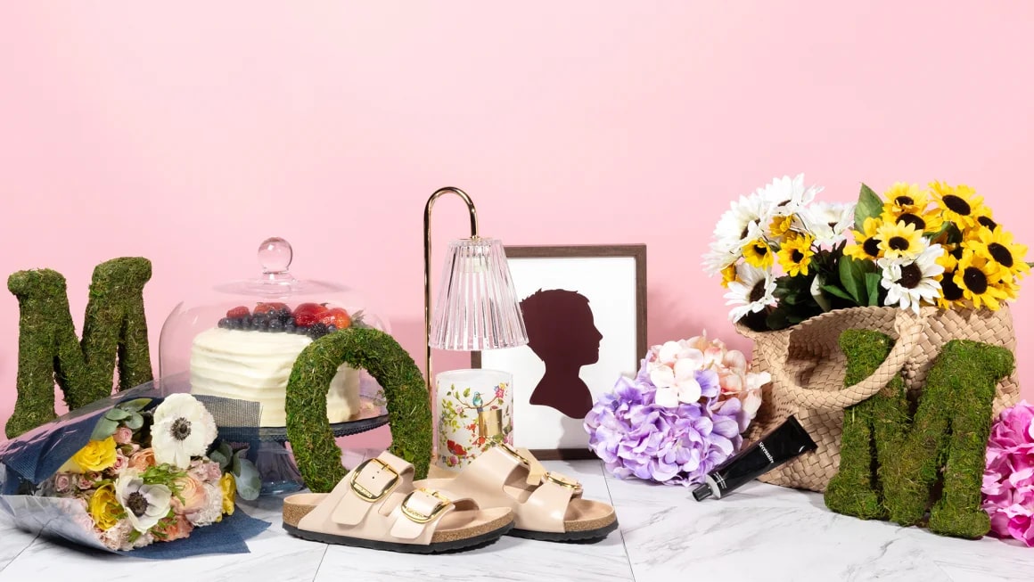 Variety of Mother's Day products