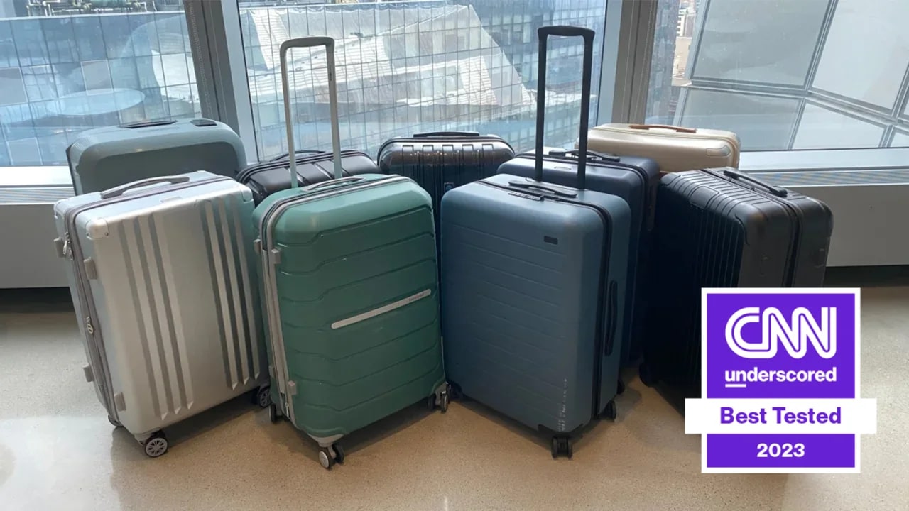 Variety of hard-shell suitcases