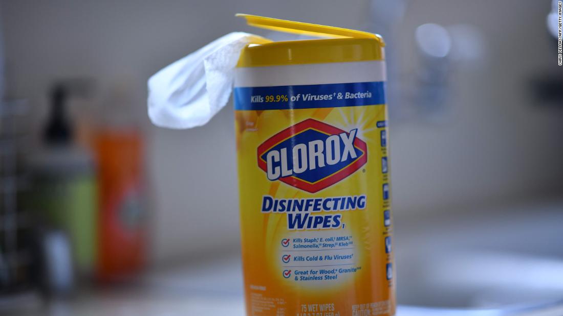 Clorox stock is wiping out