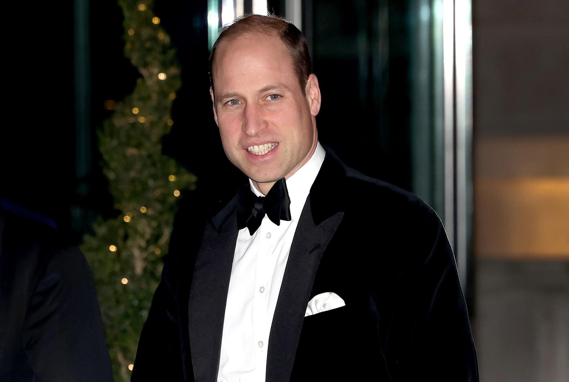 Prince William resumed his royal work on Wednesday, hosting an investiture ceremony at Windsor and later attending a gala dinner in London.