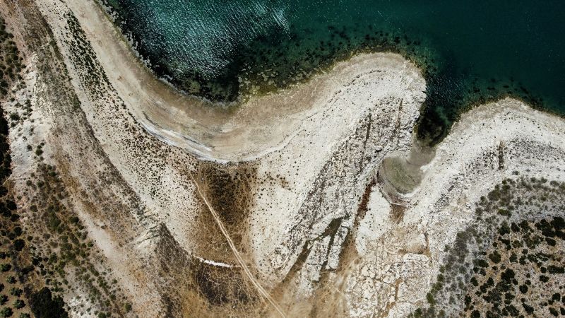 Low water levels in Greece