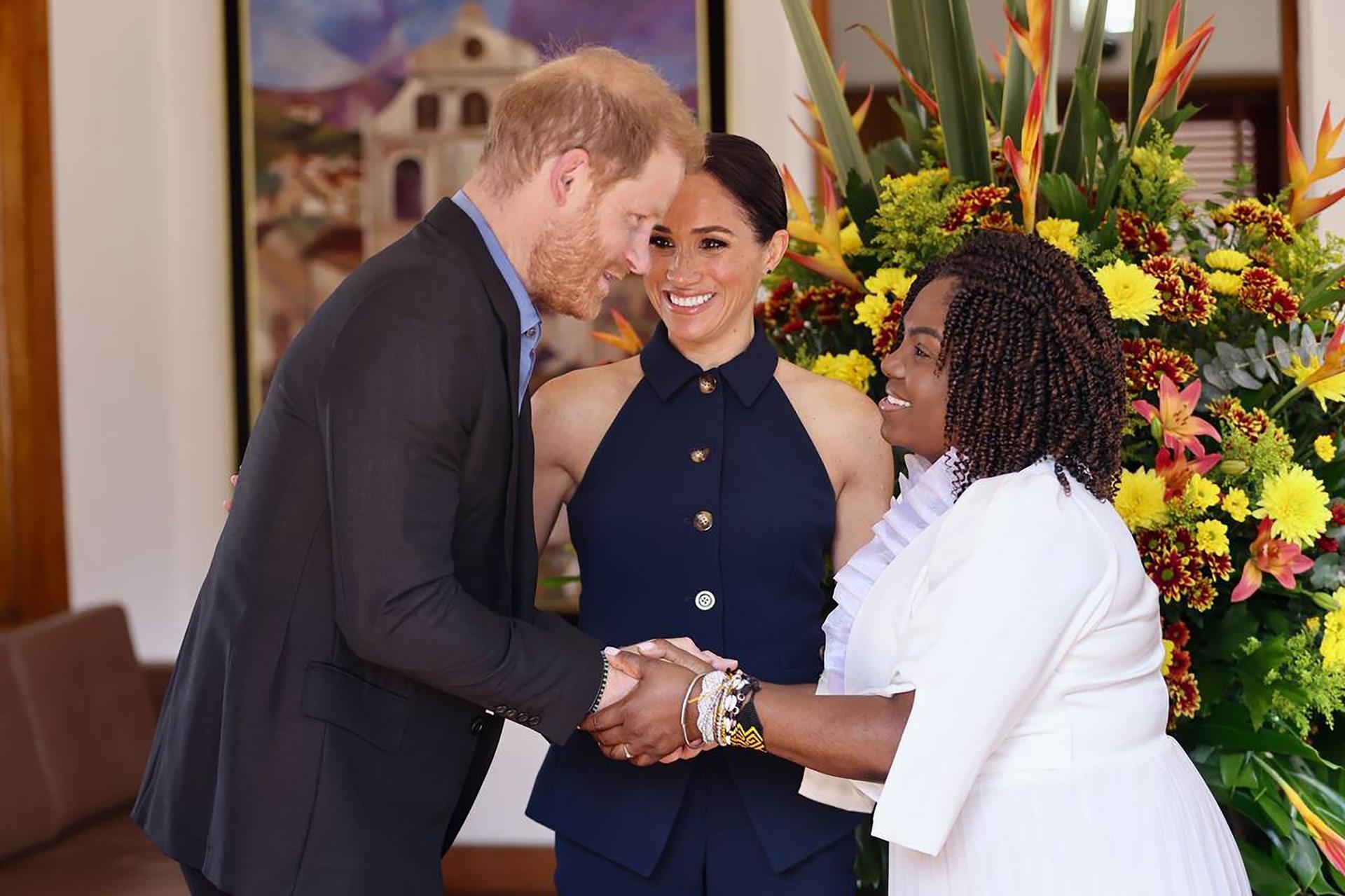 Colombia's Vice President welcomes the royal couple to the nation on Thursday.