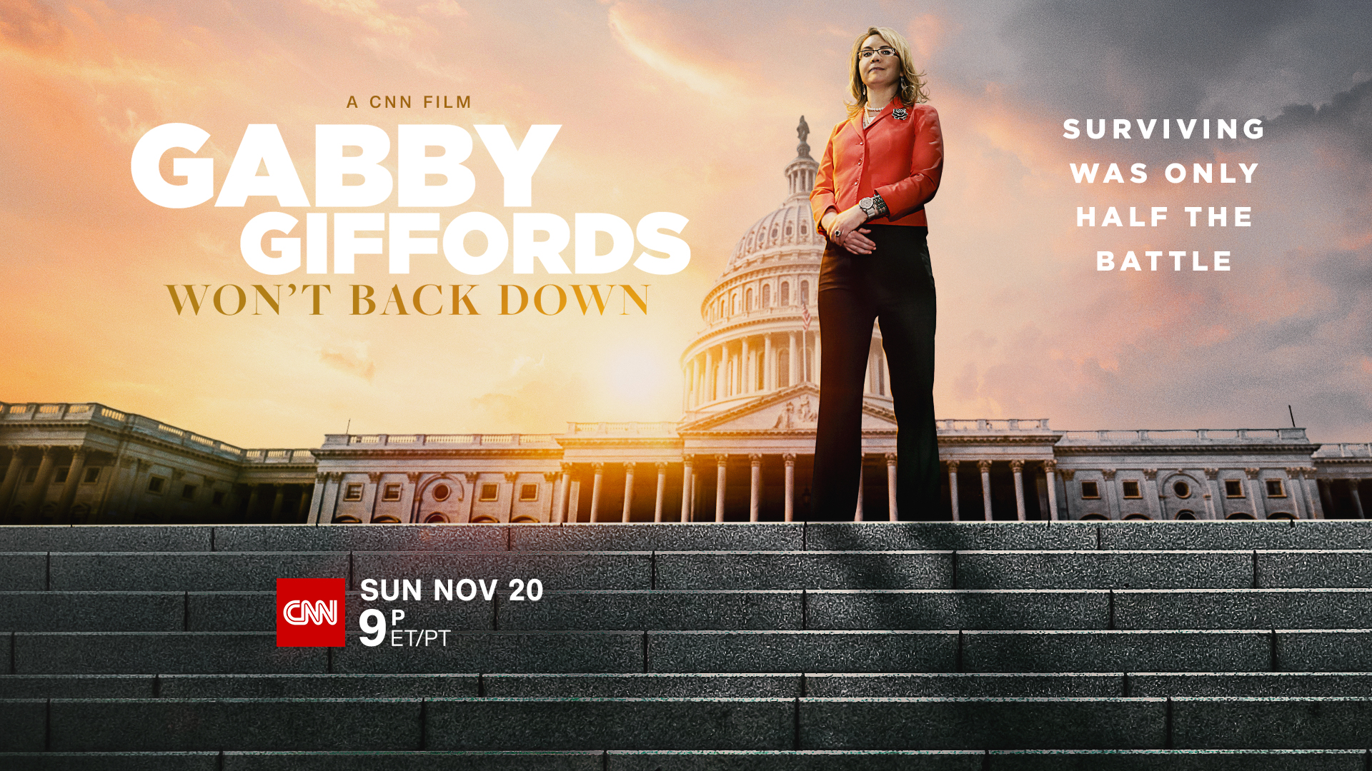 The CNN Film ''Gabby Giffords Won't Back Down'' is currently nominated in the “Best Documentary Feature” and “Best Political Documentary” categories for the Critics Choice Documentary Awards