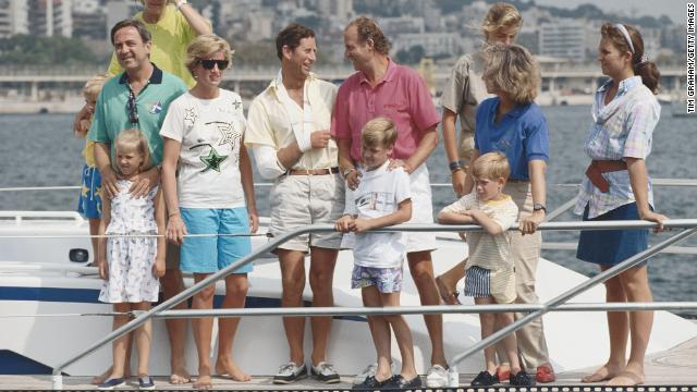 File photograph of royal family on vacation.