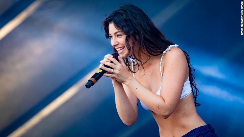 Gracie Abrams performs at the Osheaga Festival on July 31, 2022 in Montreal.