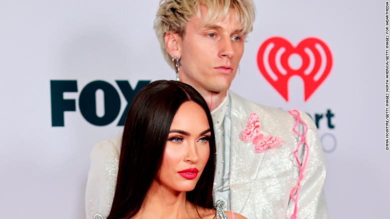 Megan Fox and Machine Gun Kelly attend the 2021 iHeartRadio Music Awards.