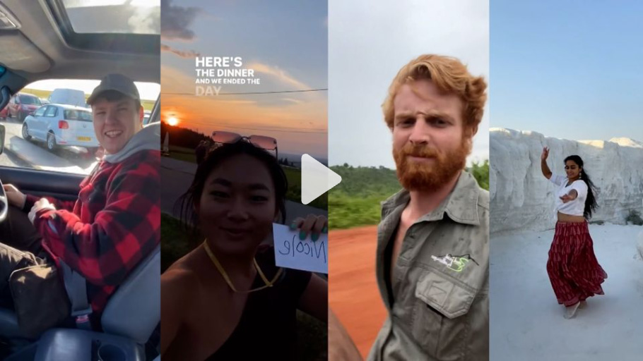 Young people quit jobs and travel