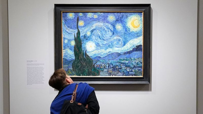 Vincent van Gogh's masterpiece ''The Starry Night'' was painted in 1889.