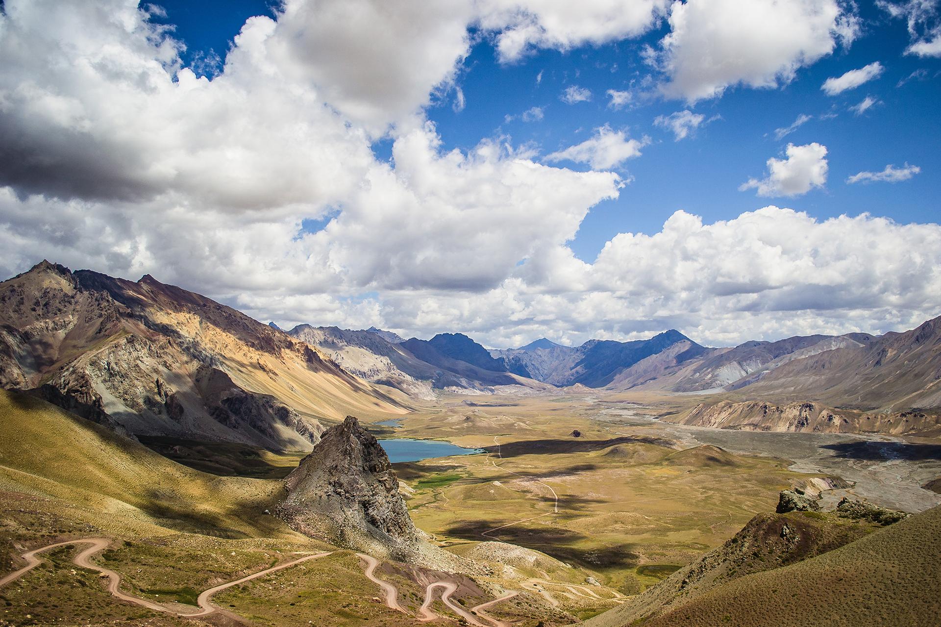 The Andes outside Mendoza