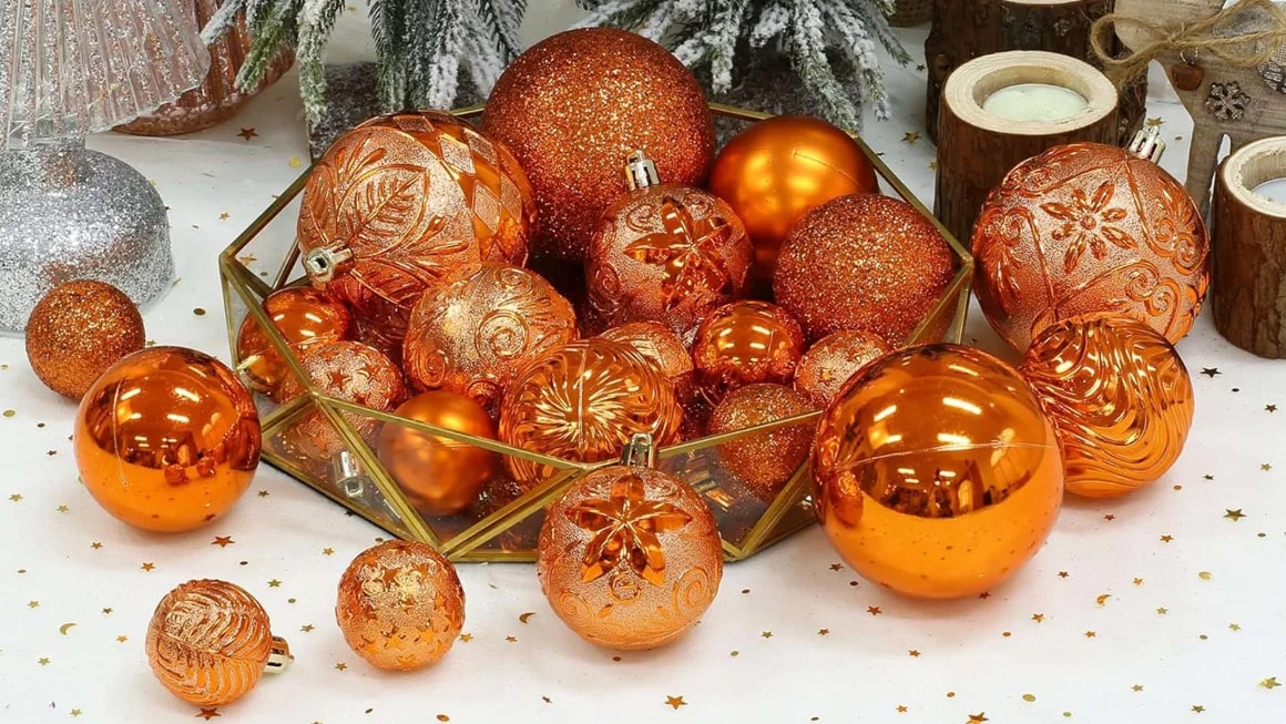 Orange ornaments