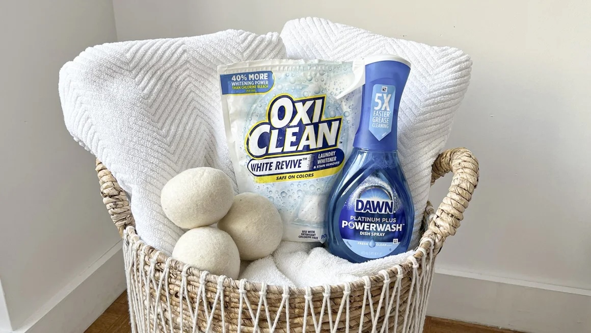 variety of laundry products