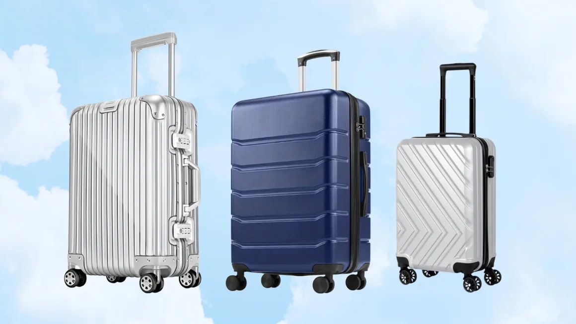 Three pieces of luggage