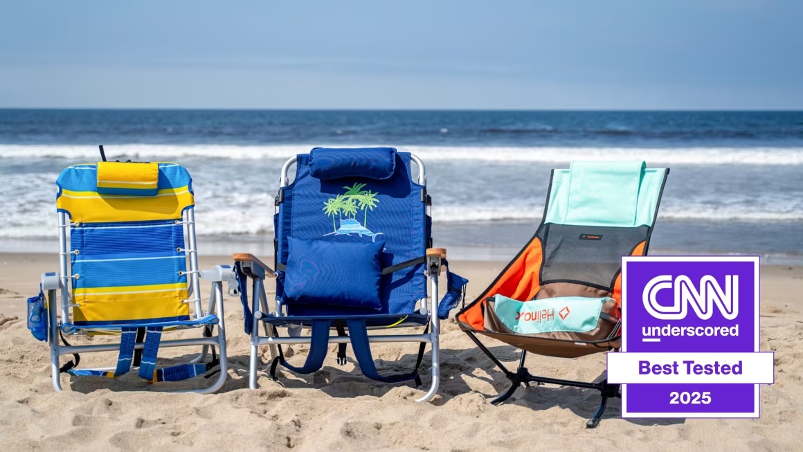 Variety of beach chairs