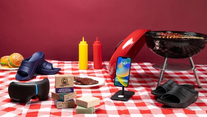 variety of products on a table
